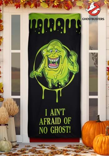 Ghostbusters I Aint Afraid of No Ghosts Door Curtain