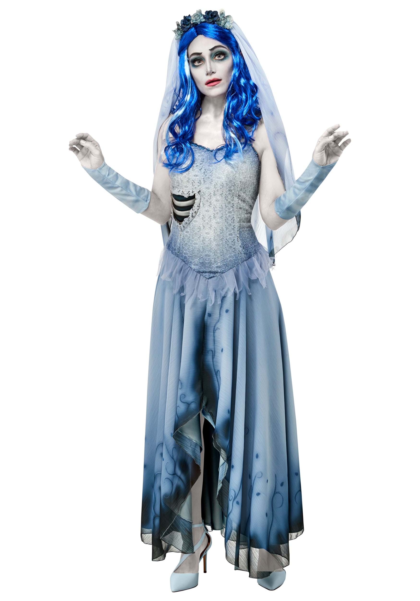 Corpse Bride Fancy Dress Costume Dress For Women