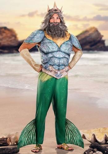 Little Mermaid Live Action Adult Deluxe King Trito