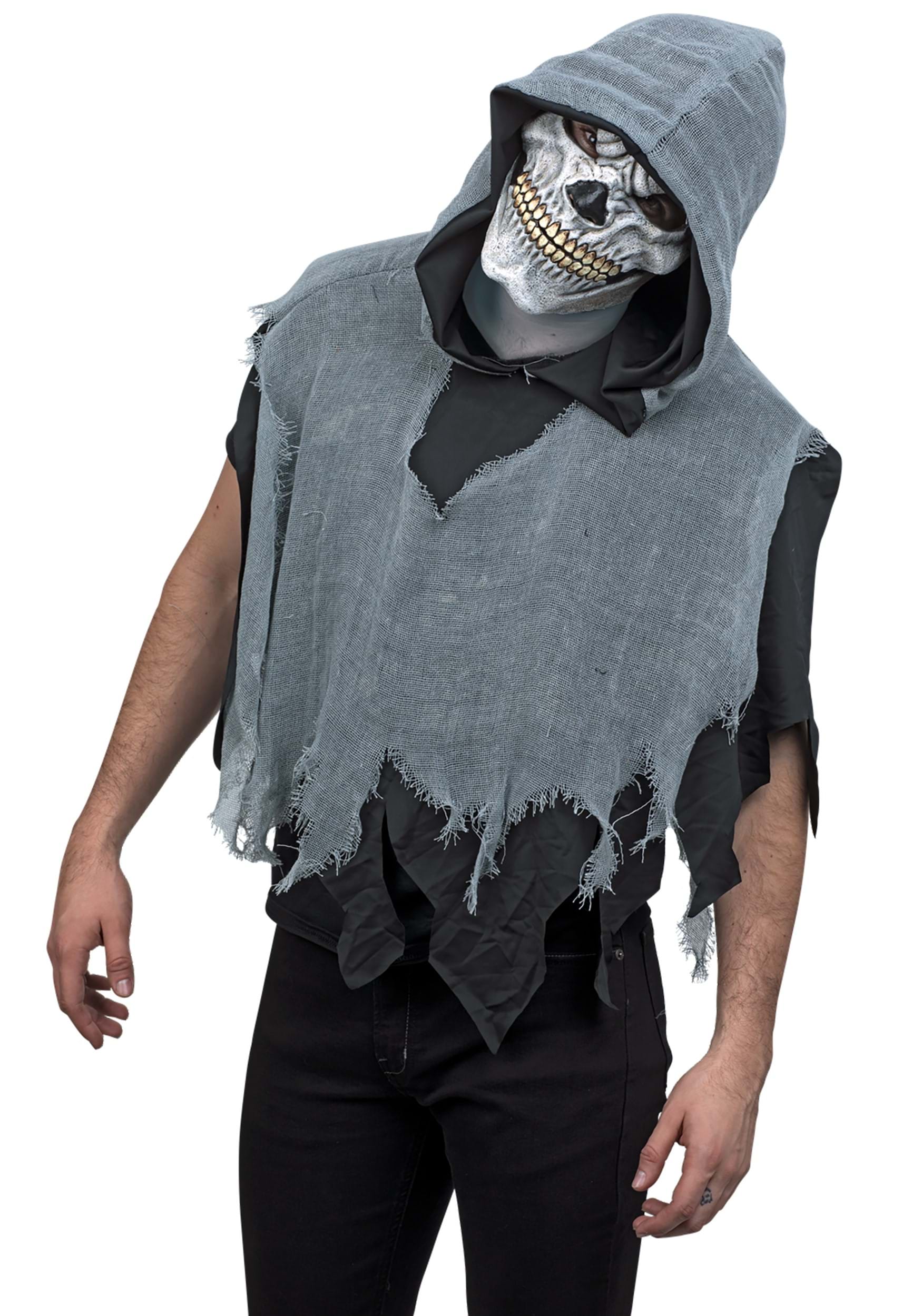 Grim Reaper Poncho For Adults
