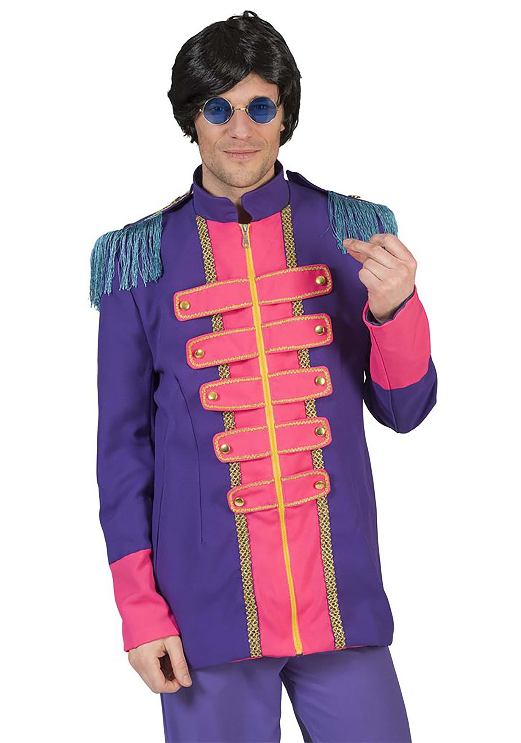 Sgt. Pepper Album Inspired Purple Jacket , Fancy Dress Costume Jackets