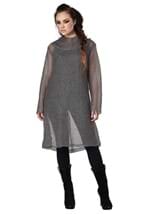 Metallic Knit Chainmail Tunic & Cowl for Adults Alt 2