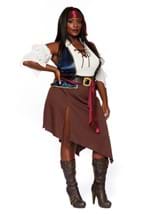 Women's Plus Rogue Pirate Wench Costume Alt 2