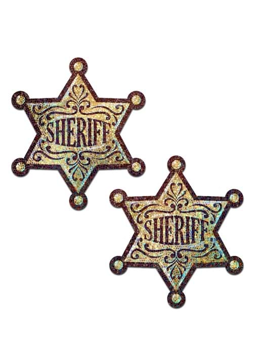 Pastease Glitter Sheriff Star Pasties