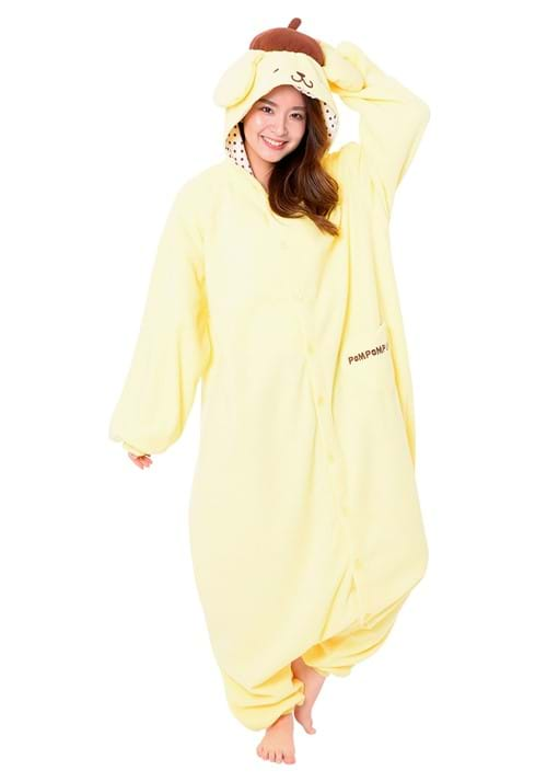 Adult Sanrio Pompompurin Kigurumi Costume | Kawaii Onesies