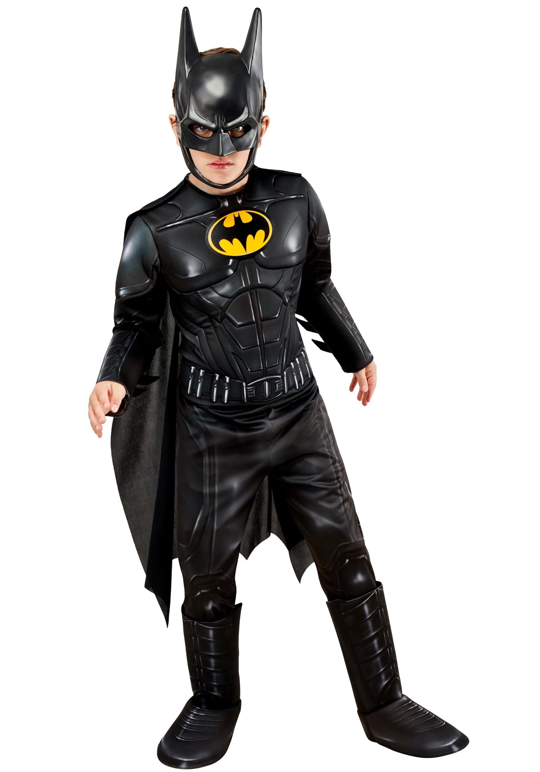 Boy's Batman Deluxe Fancy Dress Costume , Kid's Superhero Fancy Dress Costumes