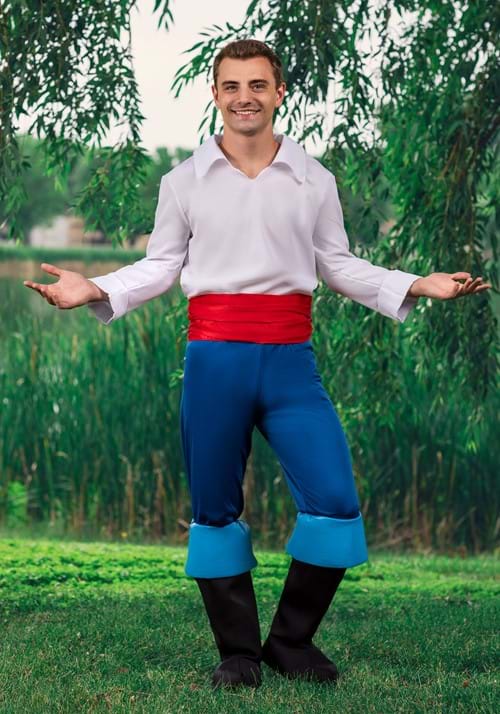 Little Mermaid Adult Plus Size Prince Eric Deluxe 