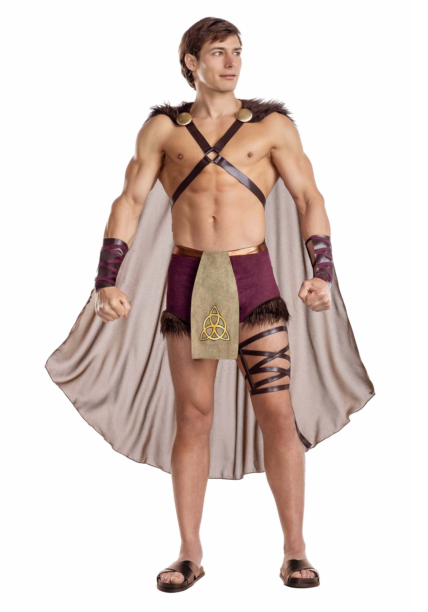 Sexy Men's Valhalla Prince Fancy Dress Costume , Sexy Warrior Fancy Dress Costumes