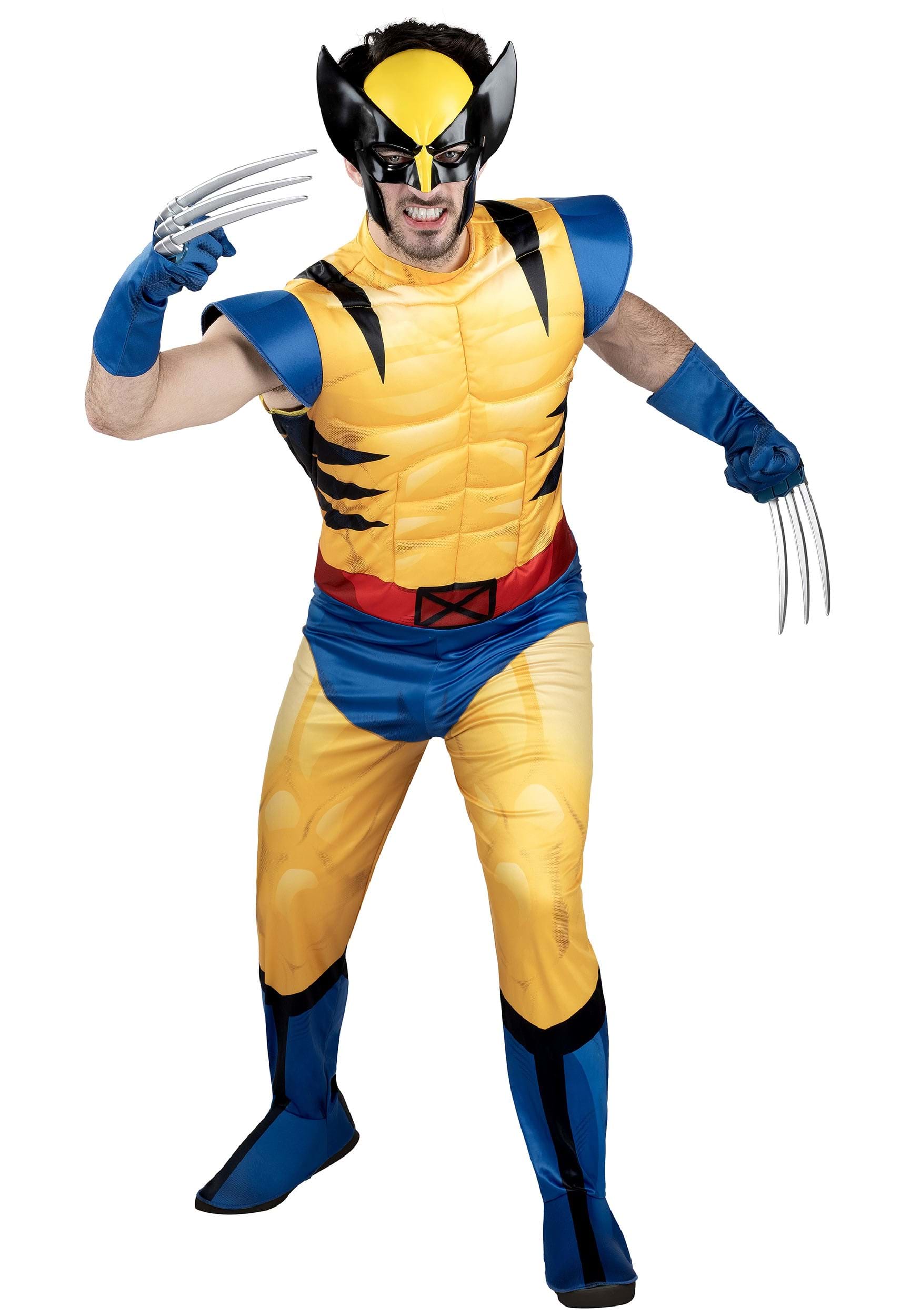 Photos - Fancy Dress Jazwares Adult X-Men Wolverine  Costume | Superhero  