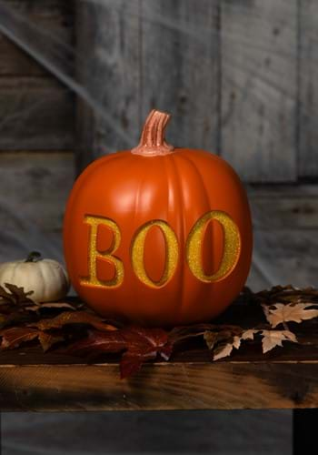 Light Up BOO Pumpkin Decoration new