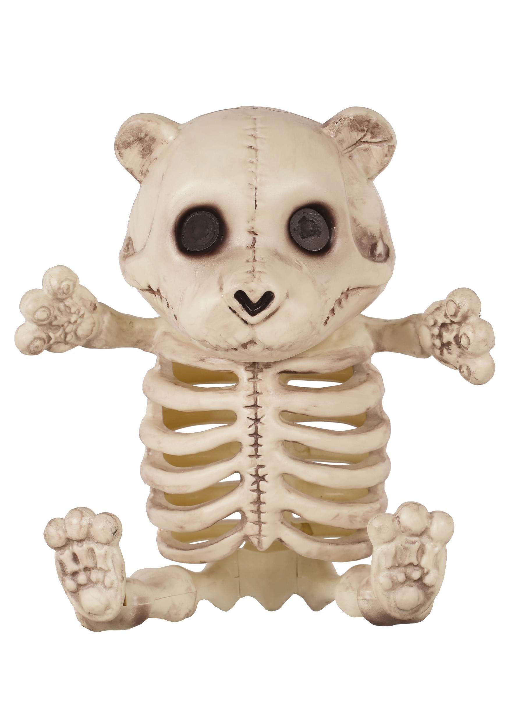 14-Inch Skeleton Teddy Bear Decoration | Skeleton Decorations