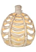 9" Light Up Pumpkin made of Bones Alt 2