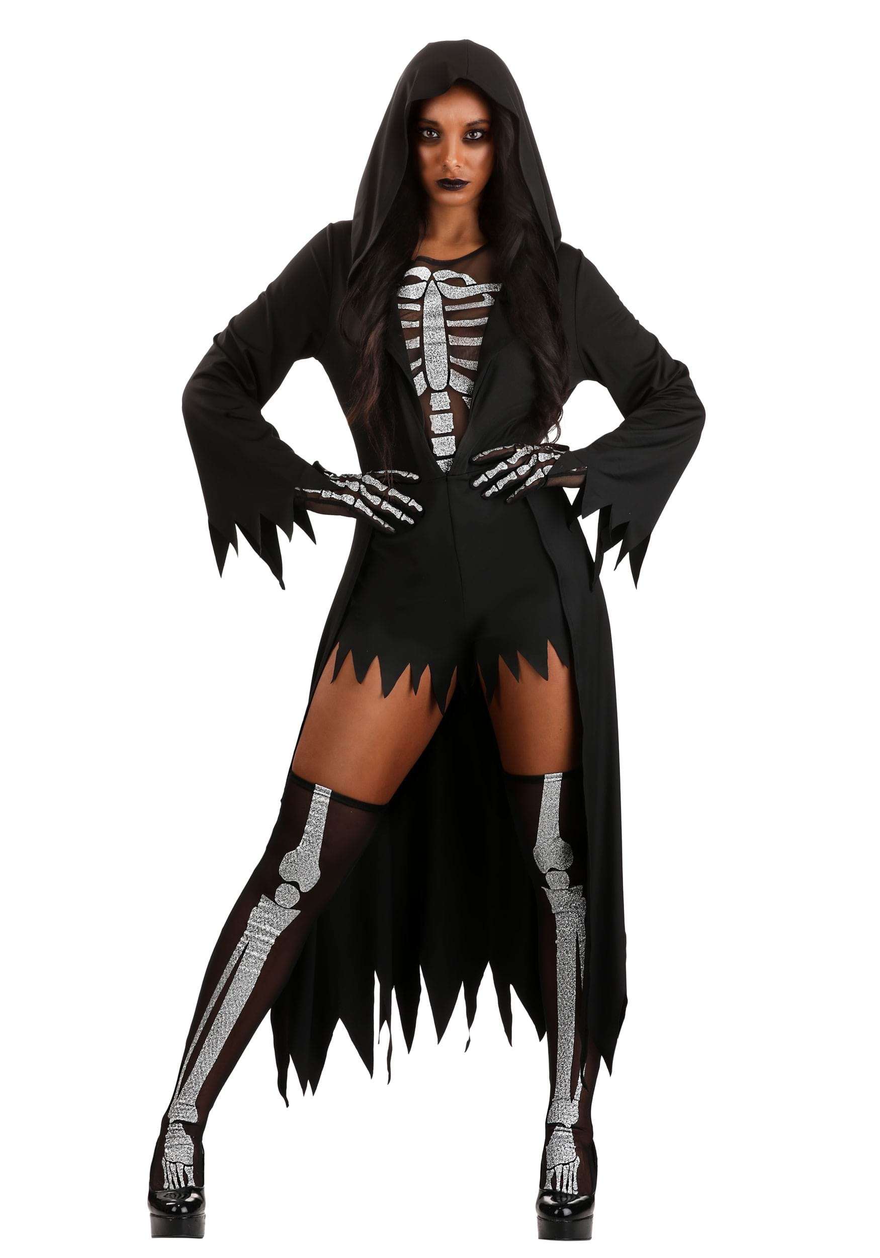 Sexy Grim Reaper Women's Fancy Dress Costume | Grim Reaper Fancy Dress Costumes