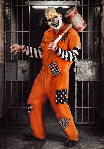Adult Jailbreak Clown Costume