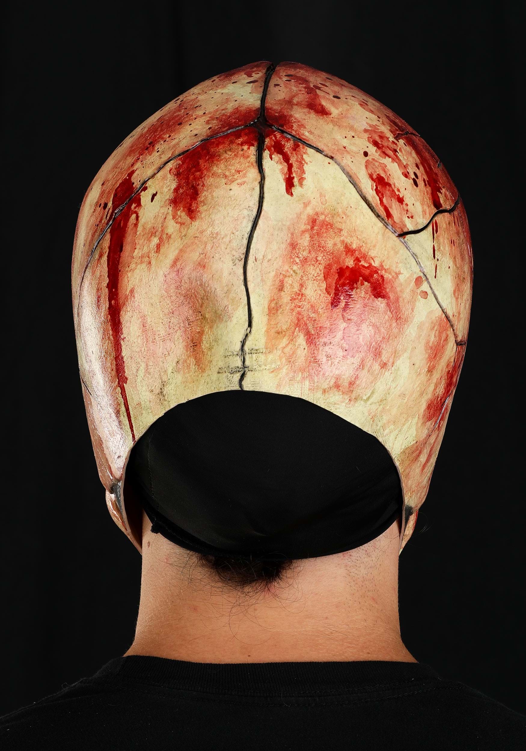 Cracked Skull Latex Adult Mask , Horror Halloween Masks