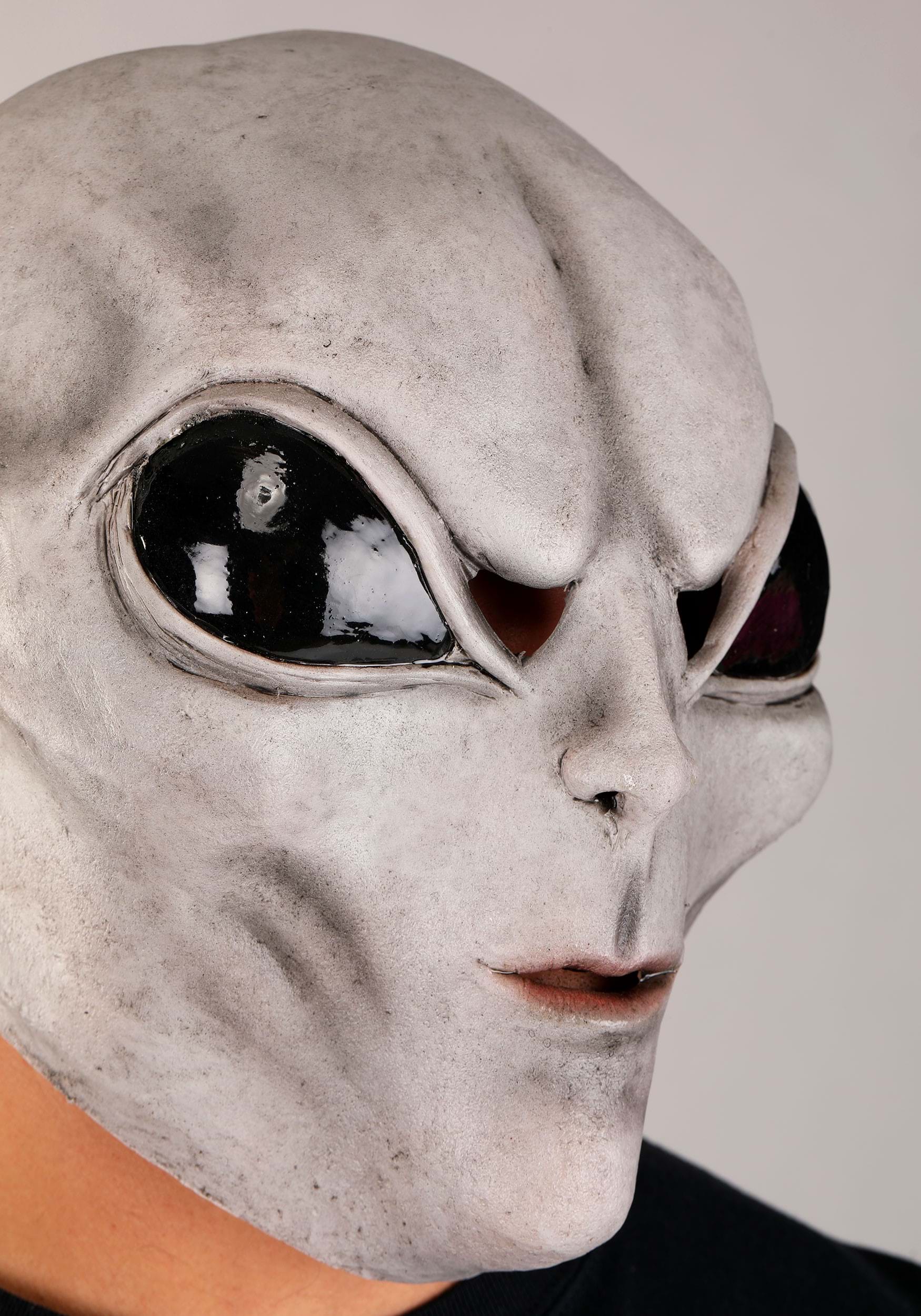 Grey Alien Fancy Dress Costume Mask , Adult Halloween Masks