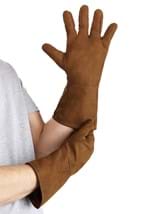 Adult Deluxe Brown Pirate Costume Gloves Alt 1