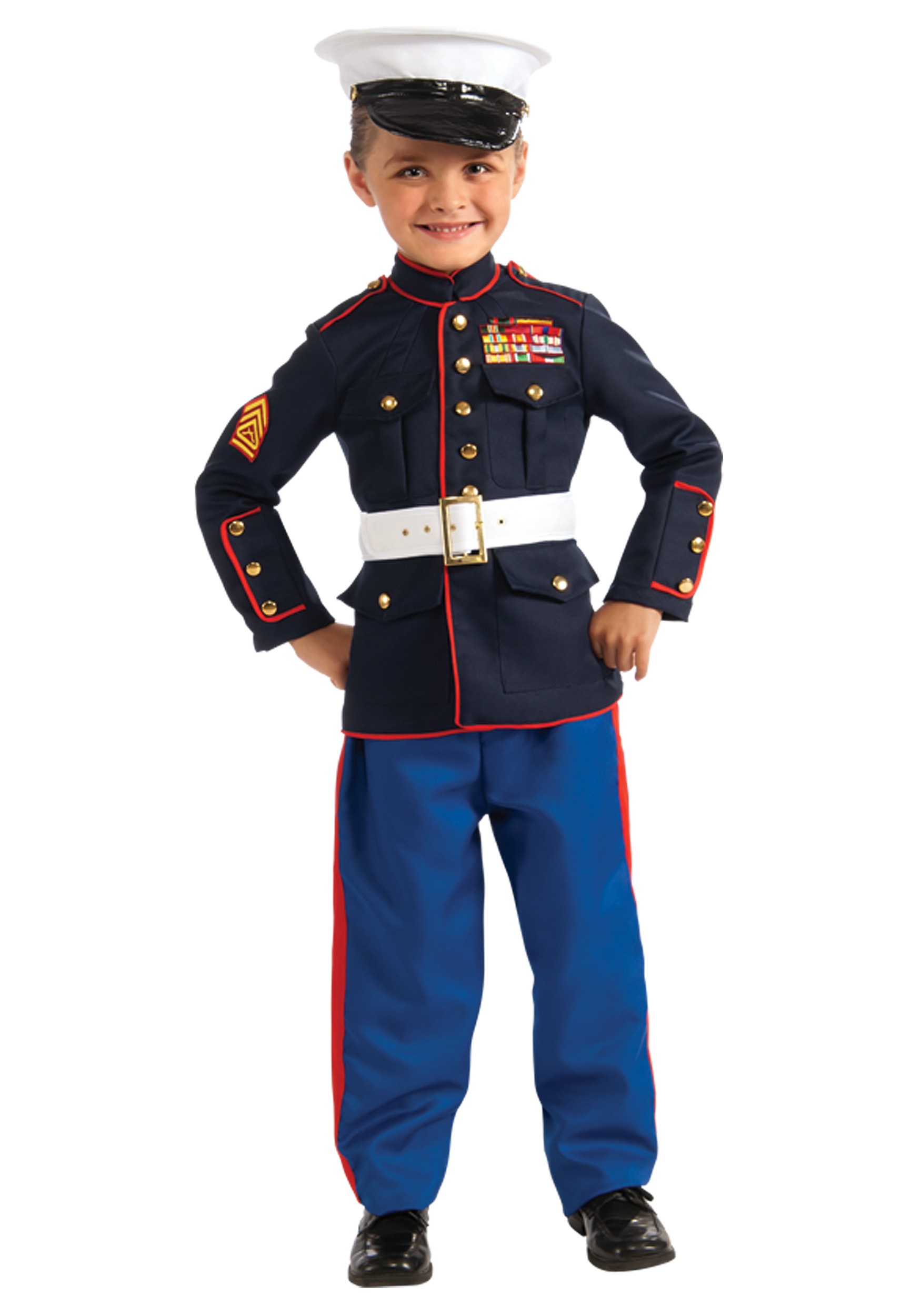 Child Marine Uniform Fancy Dress Costume
