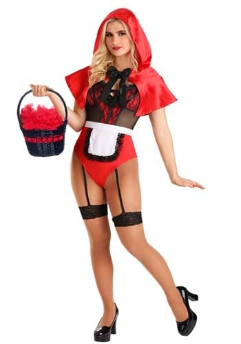 Womens Little Red Romper Costume