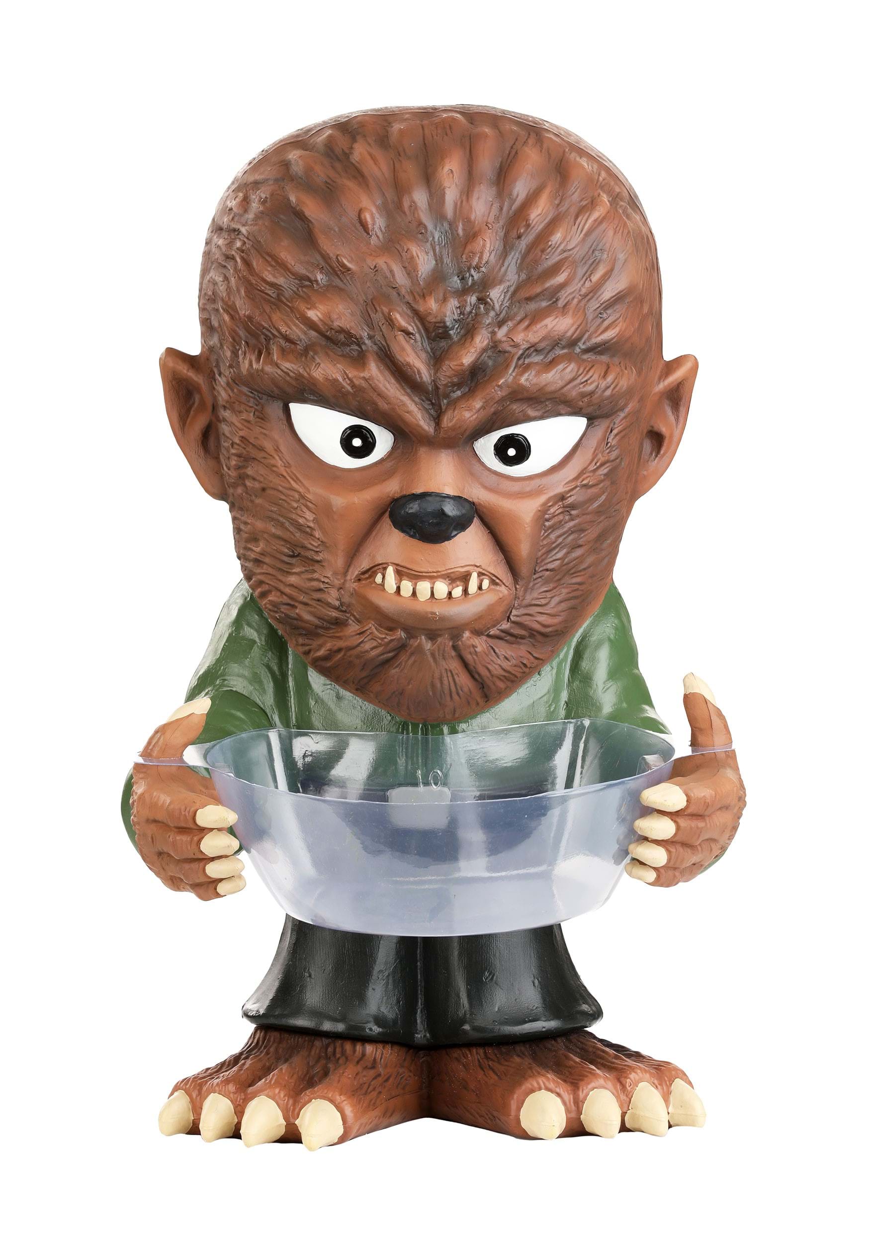 23-Inch Wolf Man Universal Monsters Candy Bowl Decoration | Candy Bowls