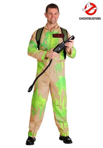 Adult Slime Covered Ghostbusters Costume