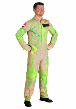 Adult Slime Covered Ghostbusters Costume Alt 2