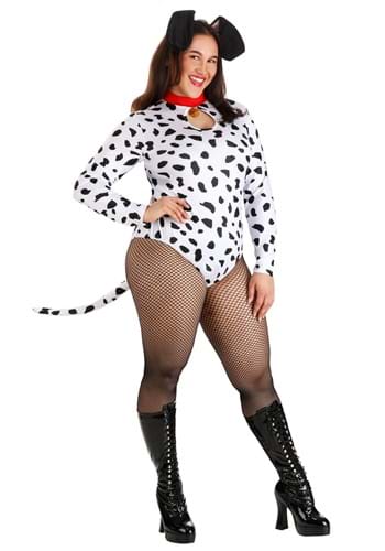 Womens Plus Size Dashing Dalmatian Costume