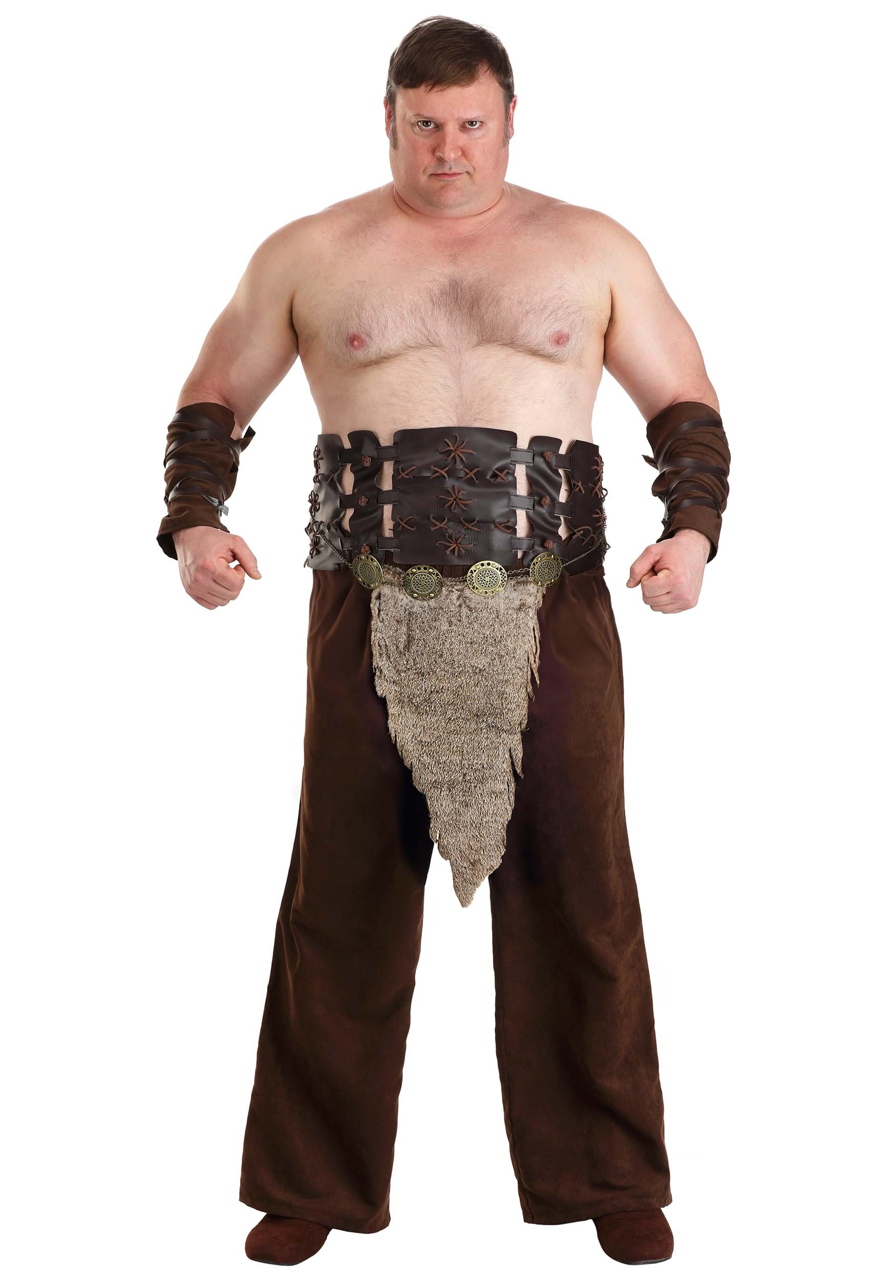 Plus Size Nomadic Horse Warrior Men's Fancy Dress Costume | Historical Fancy Dress Costumes
