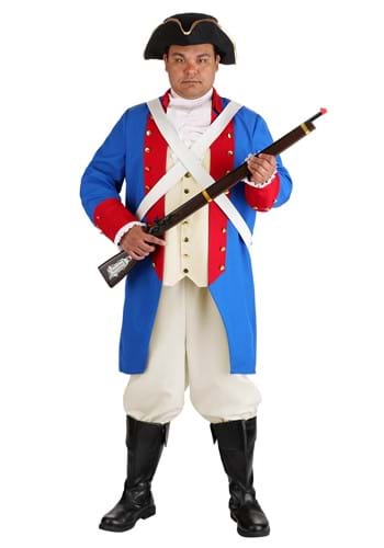 Plus Size American Revolution Soldier Costume