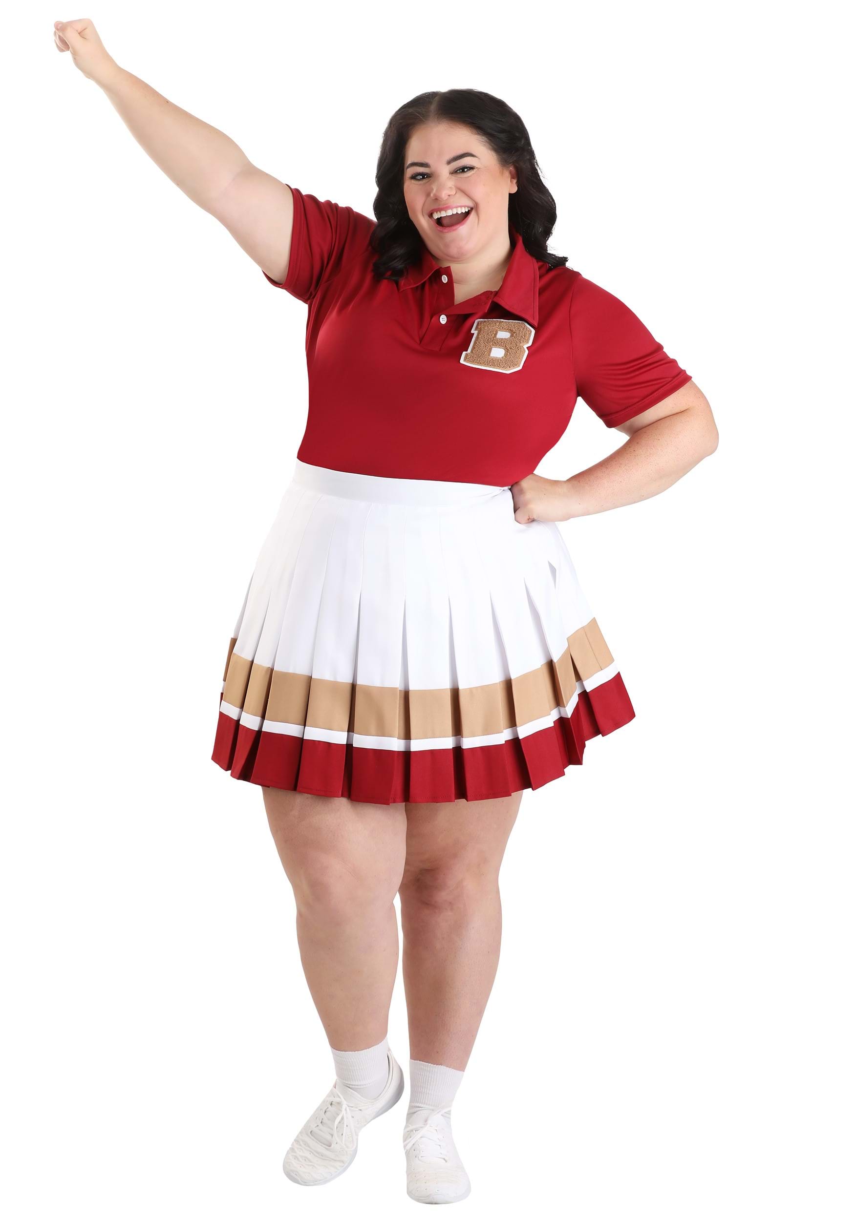 Women's Plus Size Saved By the Bell Cheerleader Fancy Dress Costume | Saved by the Bell Fancy Dress Costumes
