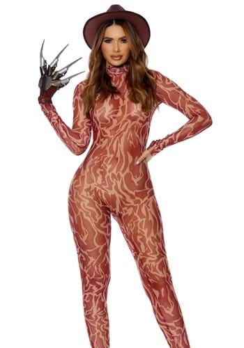 Women's Nightmare Freddy Jumpsuit with Glove