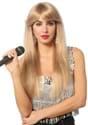 Womens Blonde Feathered Bang Costume Wig