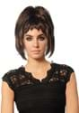 Womens Dark Brown High Ponytail with Bangs