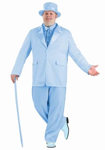 Plus Size Blue Tuxedo Costume for Men