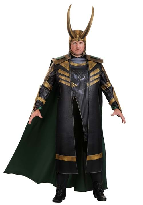 Mens Plus Size Premium Loki Costume