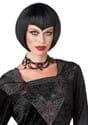 Womens Vampirette V Bang Black Bob Wig