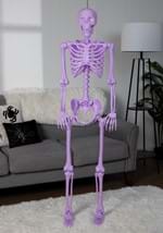 5FT Poseable Crazy Bones Skeleton in Purple Decora Alt 1