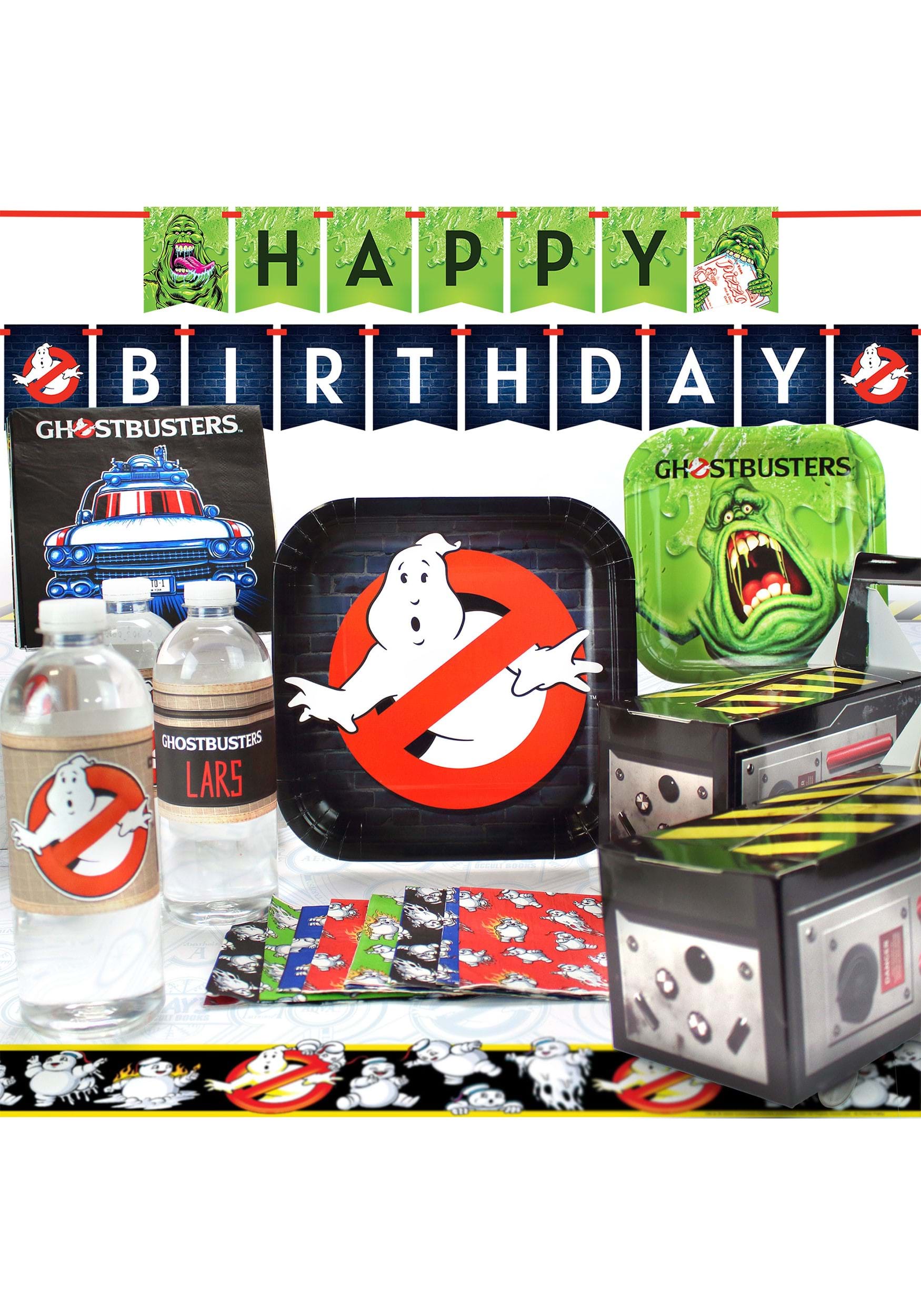 Ghostbusters 8 Guests Deluxe Party Pack | Ghostbusters Decorations