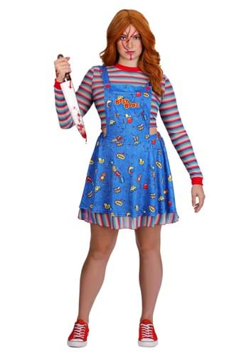 Womens Brutal Best Buddy Doll Costume