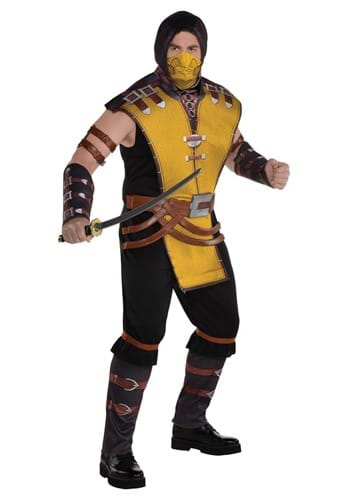 Mens Mortal Kombat Scorpion Costume