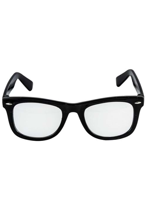 Adult Black Nerd Glasses Costume Accessory