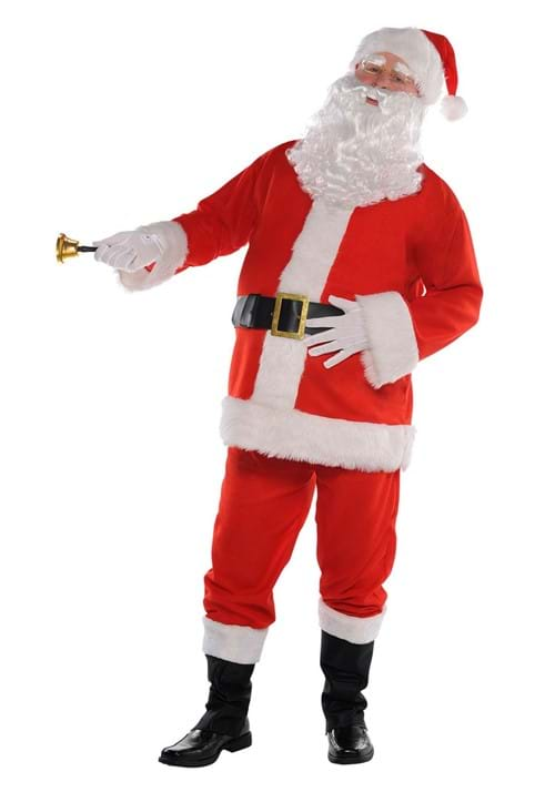 Mens Seasonal Santa Suit Pullover Costume