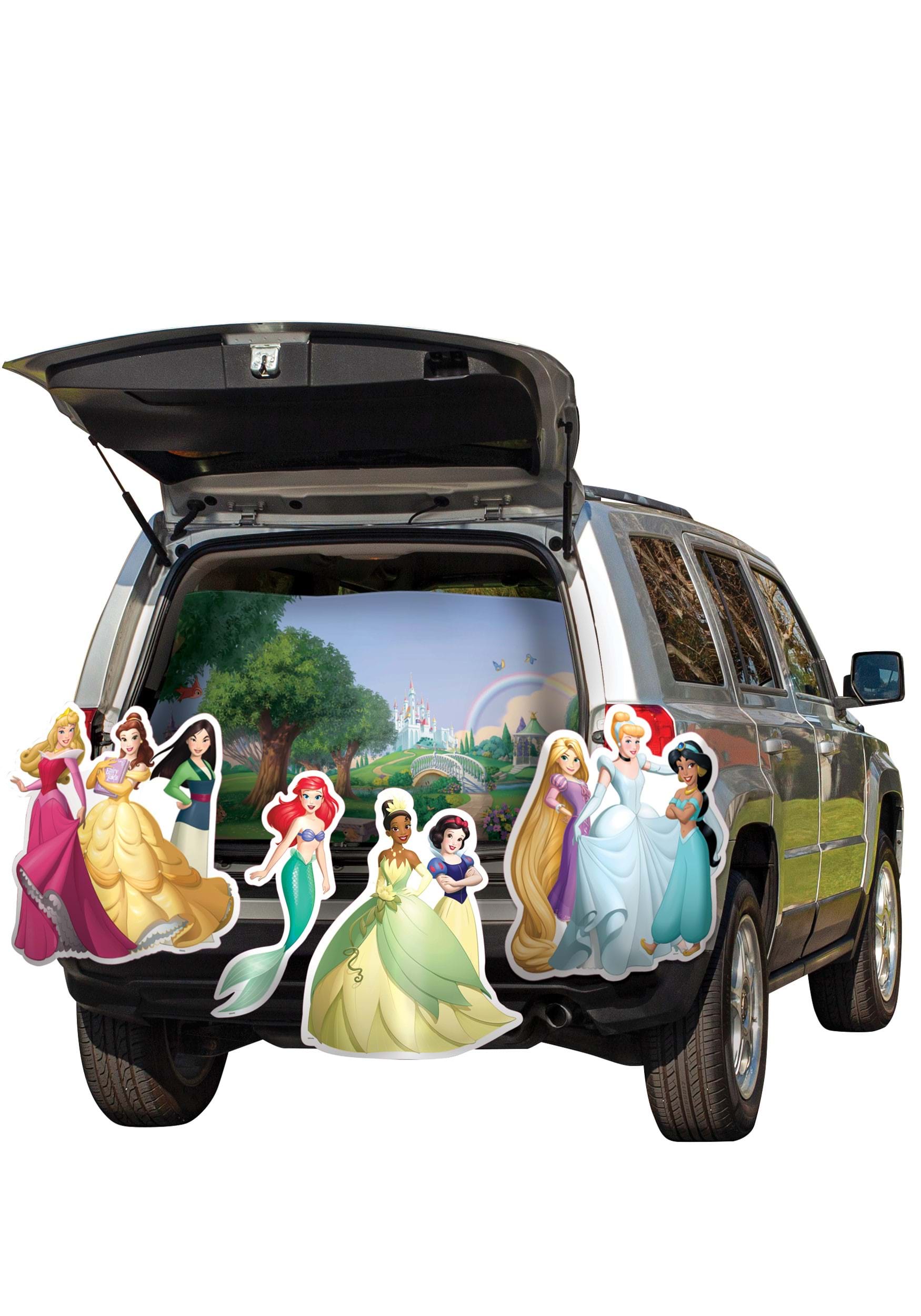 Photos - Other Toys Disney Disguise  Princess Decorative Trunk or Treat Kit |  Decorations Green/Blue/Yellow 
