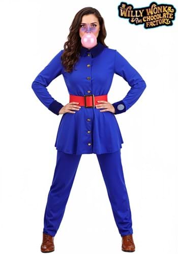 Adult Willy Wonka Chocolate Factory Violet Costume