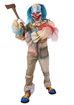 Crazy Clown Costume With Chuck the Clown Mask Alt 4