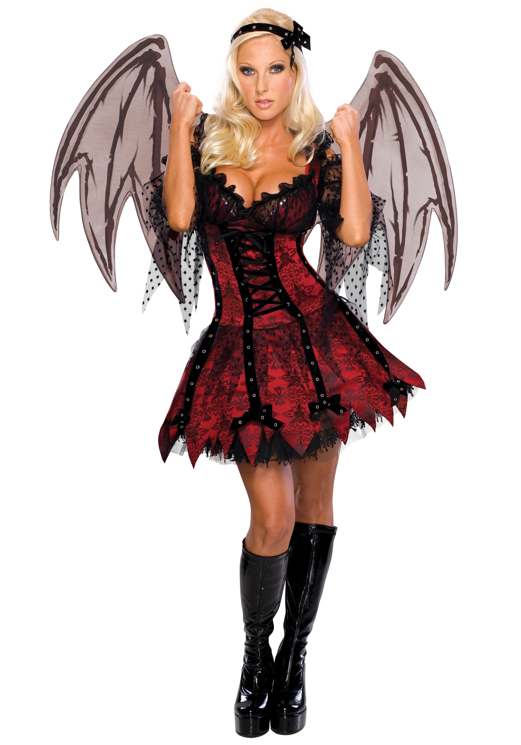 Photos - Fancy Dress Rubies Costume Co. Inc Gothic Fairy  Costume Red 