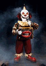 Laugh Track Jack Sinister Smiling Clown Animatronic