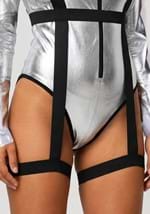 Sexy Womens Silver Astronaut Costume Romper Alt 6