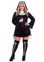 Plus Size Naughty Nun Mini Dress Costume Women Alt 2