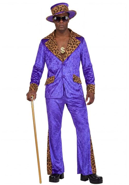 Men's Purple Classic Pimp Costume